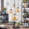 Koyoto Boule lumineuse, Suspension grappe Ambre, 4 lumières