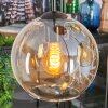Koyoto Suspension, Boule lumineuse, Suspension grappe Ambre, 4 lumières