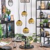 Ripoll Suspension, Boule lumineuse, Suspension grappe Or, Clair, 4 lumières