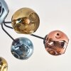Ripoll Plafonnier, Boule lumineuse Bleu, Or, Cuivré, 8 lumières