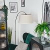 Bassagoda Lampadaire Nickel mat, Noir, 1 lumière