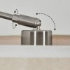 Bassagoda Lampadaire Nickel mat, Noir, 1 lumière