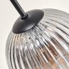 Koyoto Plafonnier, Boule lumineuse 89 cm Ambre, Clair, Fumé, 12 lumières