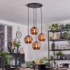 Ripoll Suspension, Boule lumineuse, Suspension grappe Cuivré, 4 lumières