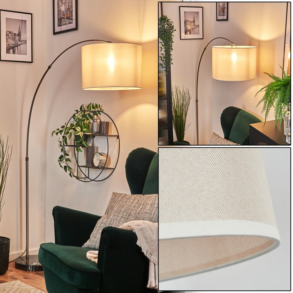 Bassagoda Lampadaire Nickel mat, Noir, 1 lumière main product photo