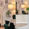 Bassagoda Lampadaire Nickel mat, Noir, 1 lumière