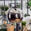 Koyoto Suspension, Boule lumineuse, Suspension Ambre, Chrome, Clair, Fumé, 6 lumières