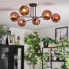 Koyoto Plafonnier, Boule lumineuse 72 cm Cuivré, 6 lumières