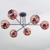 Koyoto Plafonnier, Boule lumineuse 72 cm Cuivré, 6 lumières