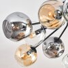 Ripoll Plafonnier, Boule lumineuse Ambre, Clair, Fumé, 12 lumières