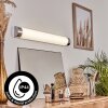 lampe miroir Morges LED Chrome, Blanc, 1 lumière