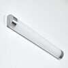 lampe miroir Morges LED Chrome, Blanc, 1 lumière