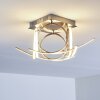 Plafonnier Felin LED Nickel mat, 1 lumière