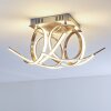 Plafonnier Felin LED Nickel mat, 1 lumière