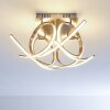 Plafonnier Felin LED Nickel mat, 1 lumière