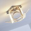 Plafonnier Felin LED Nickel mat, 1 lumière