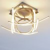 Plafonnier Felin LED Nickel mat, 1 lumière