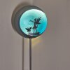 lampe solaire Loano LED Bleu, Argenté, 1 lumière