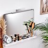 lampe miroir Morges LED Chrome, Blanc, 1 lumière
