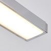 lampe miroir Morges LED Chrome, Blanc, 1 lumière