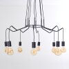 Suspension Cuyama Noir, 4 lumières