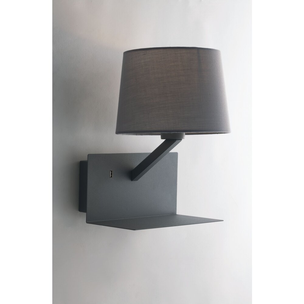 Applique murale Luce-Design Ciak Gris, 1 lumière main product photo