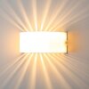 Applique murale PESARO Nickel mat, 1 lumière