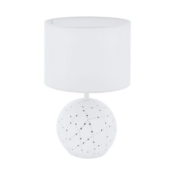 Lampe à poser EGLO MONTALBANO Blanc, 1 lumière