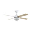 Ventilateur de plafond Eglo LOSCIALE Blanc, 1 lumière, Télécommandes