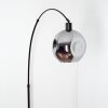 Ripoll Boule lumineuse, Lampadaire Noir, 1 lumière