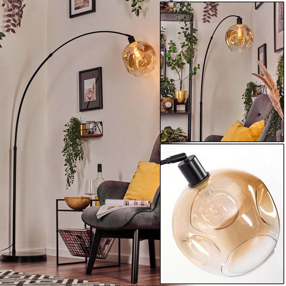 Ripoll Boule lumineuse, Lampadaire Noir, 1 lumière main product photo
