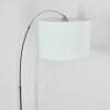 Bassagoda Lampadaire Chrome, Noir, 1 lumière