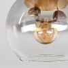 Koyoto Plafonnier, Boule lumineuse Écru, Noir, 3 lumières