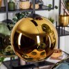Koyoto Suspension, Boule lumineuse, Suspension Bleu, Or, Vert, Cuivré, 6 lumières