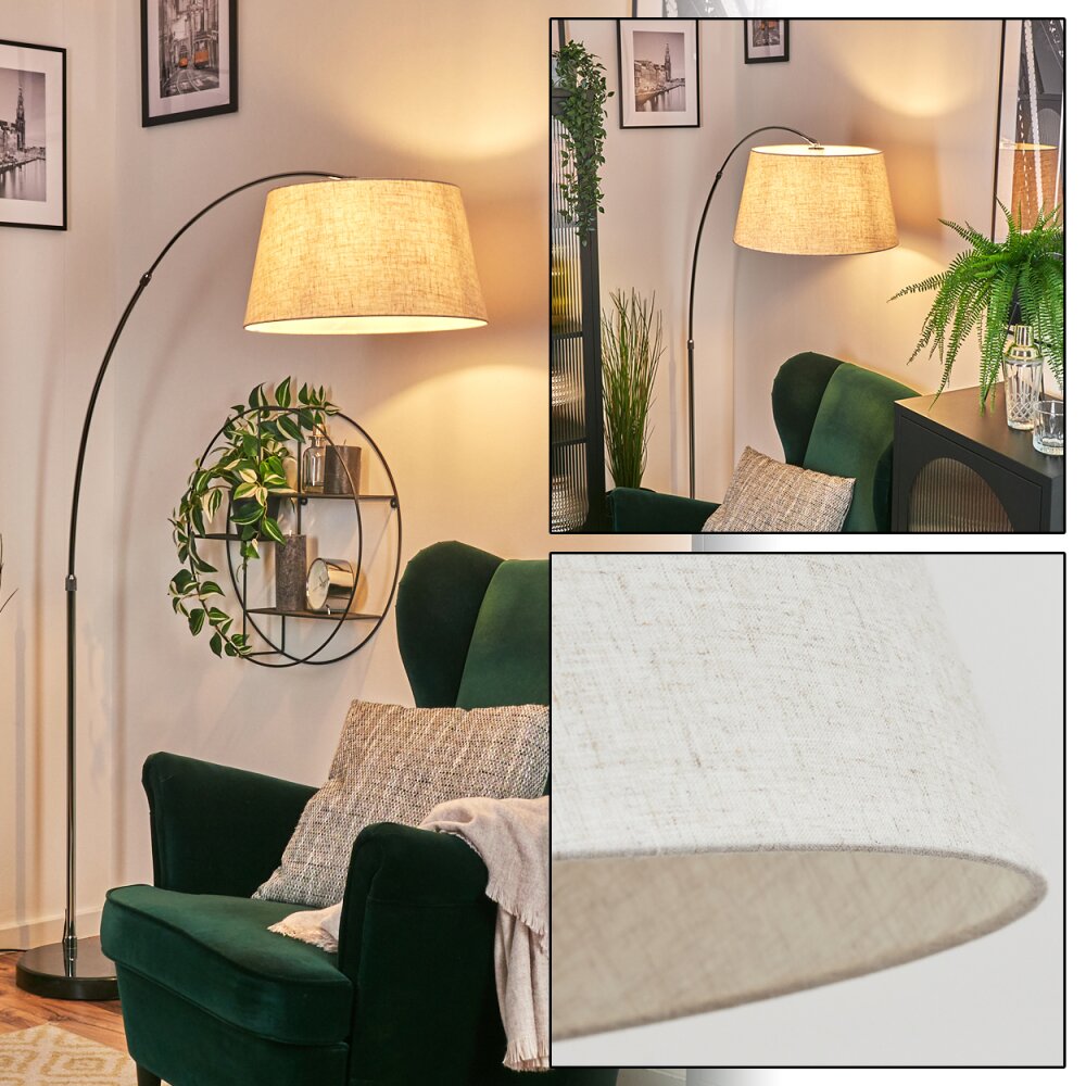 Bassagoda Lampadaire Chrome, Noir, 1 lumière main product photo