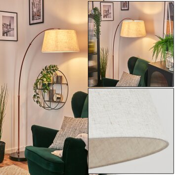 Bassagoda Lampadaire Cuivre, Noir, 1 lumière