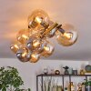 Gastor Plafonnier, Boule lumineuse Or, Noir, 10 lumières