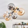 Gastor Plafonnier, Boule lumineuse Or, Noir, 10 lumières