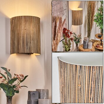 Viadores Luminaire Up & Down, Applique murale Noir, 1 lumière