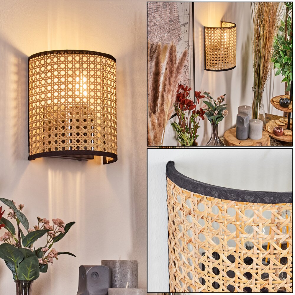 Abedim Luminaire Up & Down, Applique murale Noir, 1 lumière main product photo
