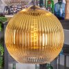 Koyoto Suspension, Boule lumineuse, Suspension grappe Ambre, Or, Clair, Fumé, 4 lumières
