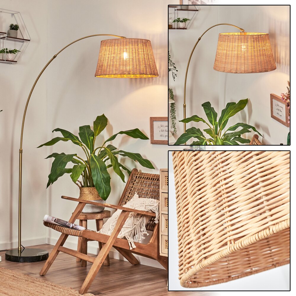 Cavaca Lampadaire Laiton, Noir, 1 lumière main product photo