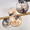 Koyoto Plafonnier, Boule lumineuse Or, Noir, 10 lumières