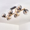 Koyoto Plafonnier, Boule lumineuse Or, Noir, 10 lumières