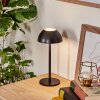 Laken Lampe de table d'extérieur, Luminaire de salle de bain, Lampe à poser LED Noir, 1 lumière