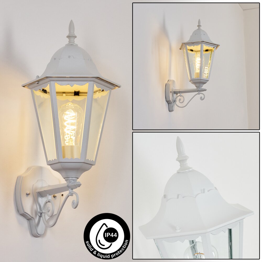Hongkong Lampe murale d´extérieur, Applique murale Blanc, 1 lumière main product photo