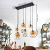 Ripoll Suspension, Boule lumineuse, Suspension Ambre, 6 lumières