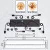 Ripoll Suspension, Boule lumineuse, Suspension Ambre, 6 lumières