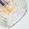 Ripoll Plafonnier, Boule lumineuse Ambre, Clair, Fumé, 6 lumières