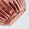 Ripoll Plafonnier, Boule lumineuse Chrome, Or, Cuivré, Fumé, 6 lumières
